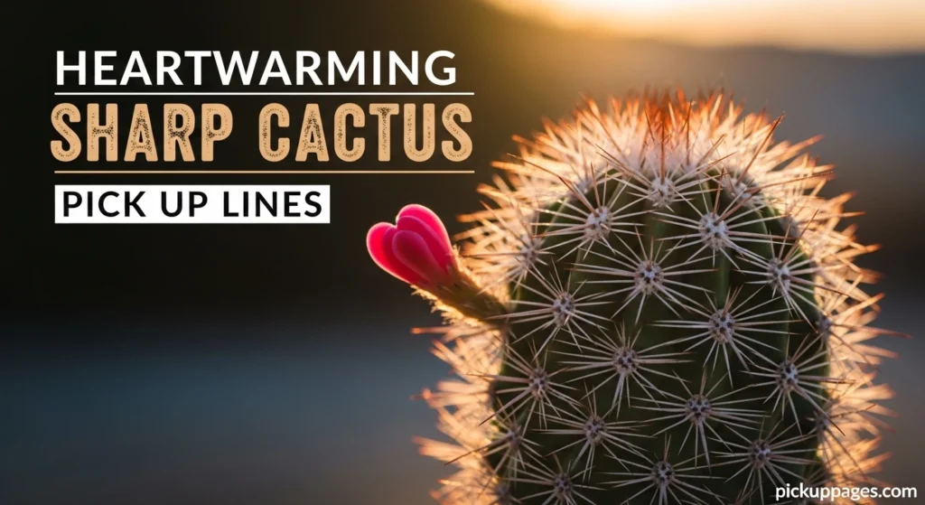 Heartwarming Sharp Cactus Pick Up Lines