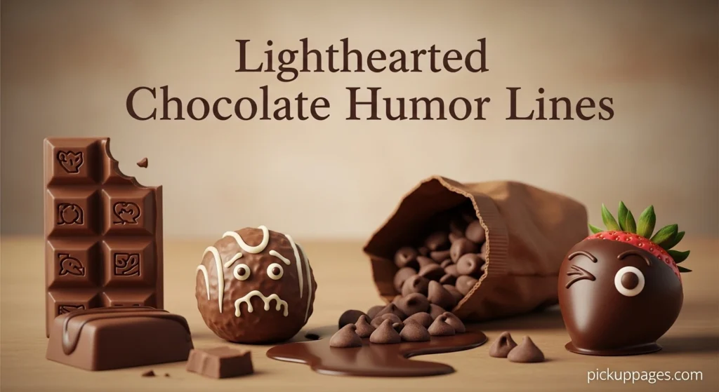 Lighthearted Chocolate Humor Lines