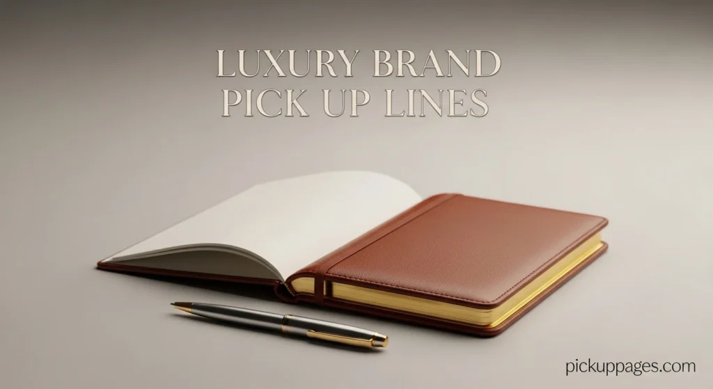 Luxury Brand Pick Up Lines