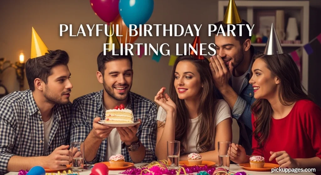 Playful Birthday Party Flirting Lines