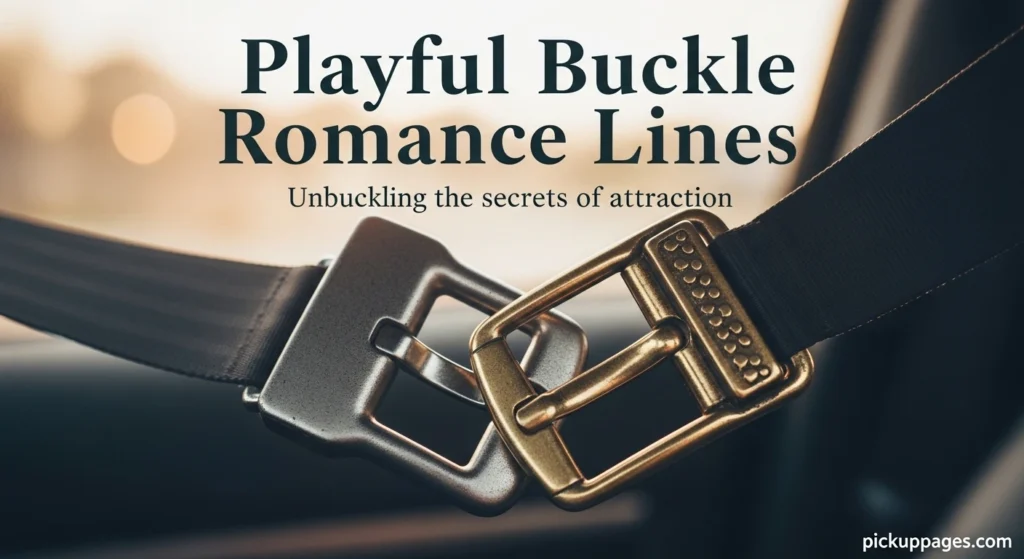 Playful Buckle Romance Lines