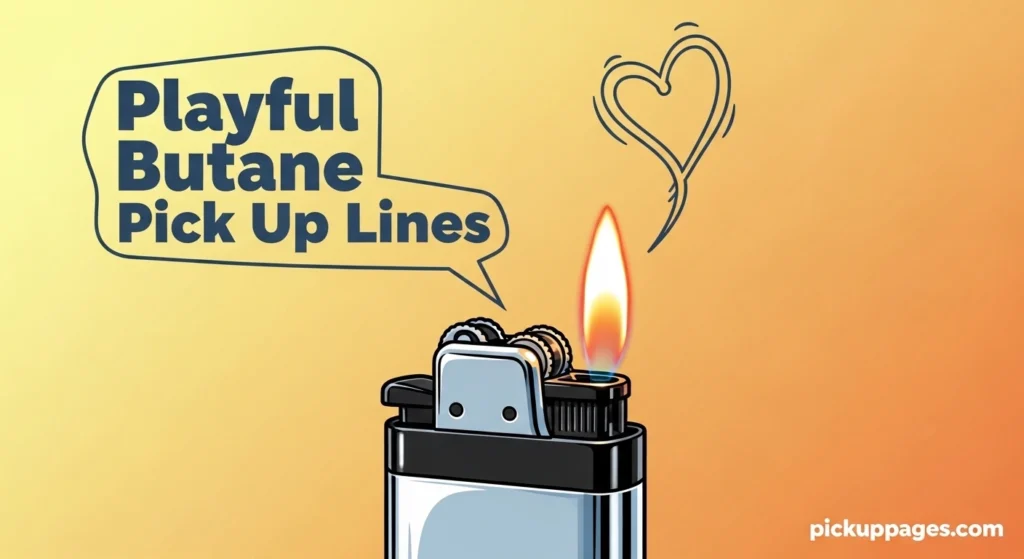Playful Butane Pick Up Lines