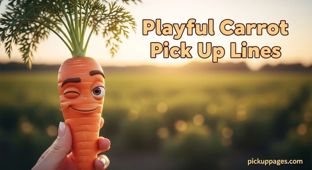 Playful Carrot Pick Up Lines
