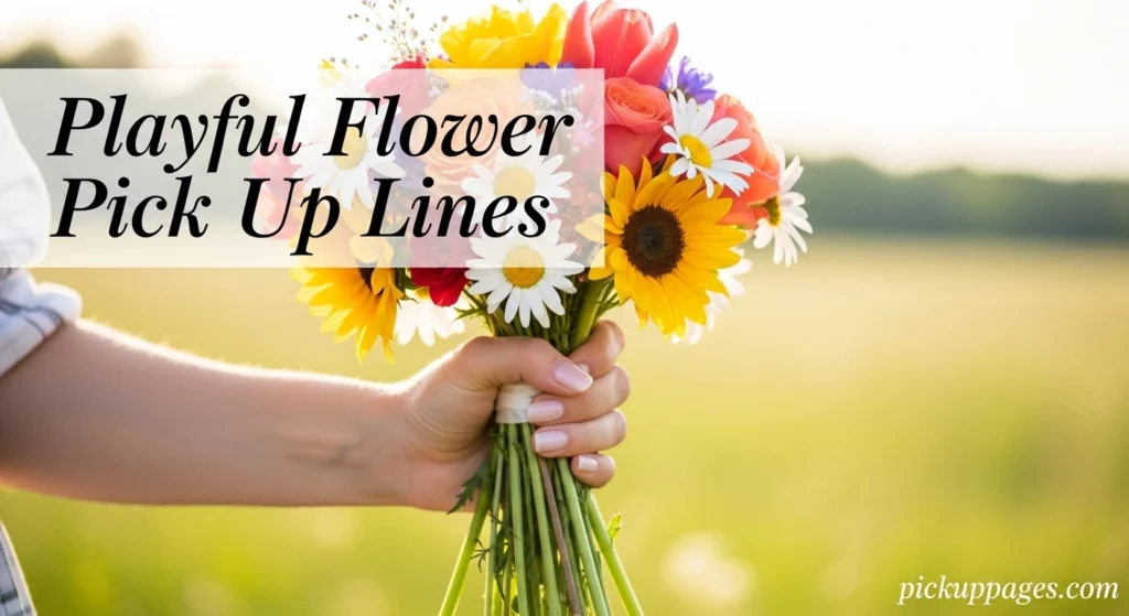 Playful Flower Pick Up Lines