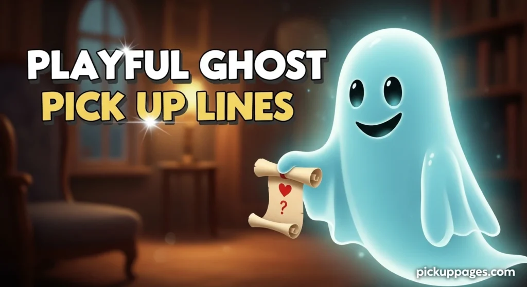 Playful Ghost Pick Up Lines