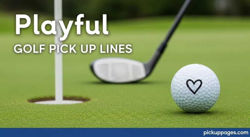 Playful Golf Pick Up Lines