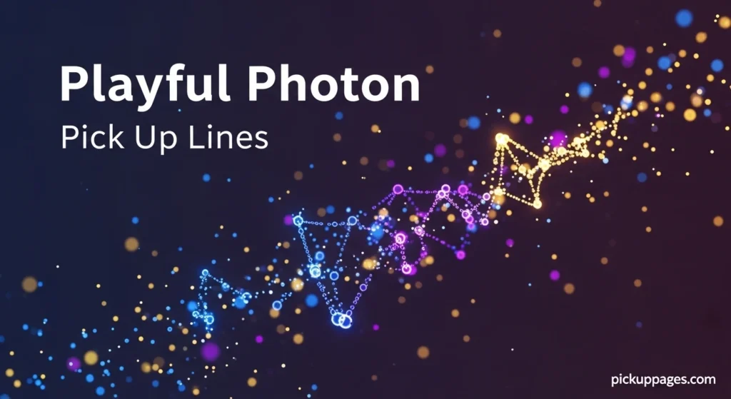 Playful Photon Pick Up Lines