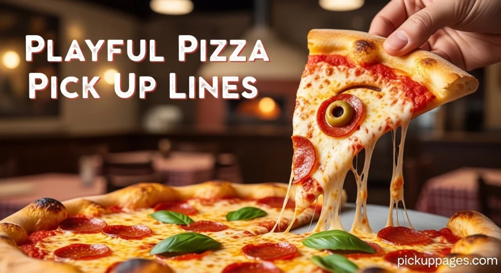 Playful Pizza Pick Up Lines