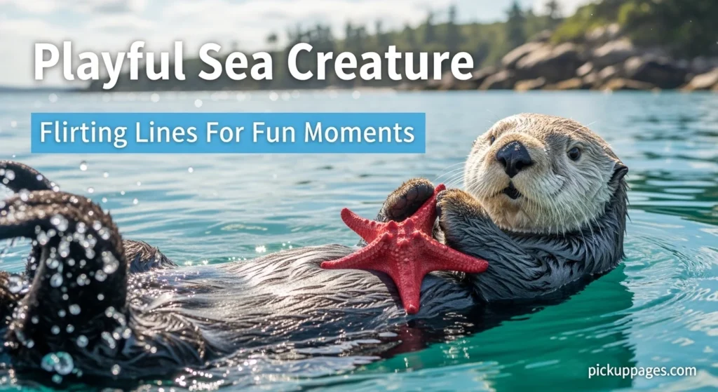 Playful Sea Creature Flirting Lines For Fun Moments