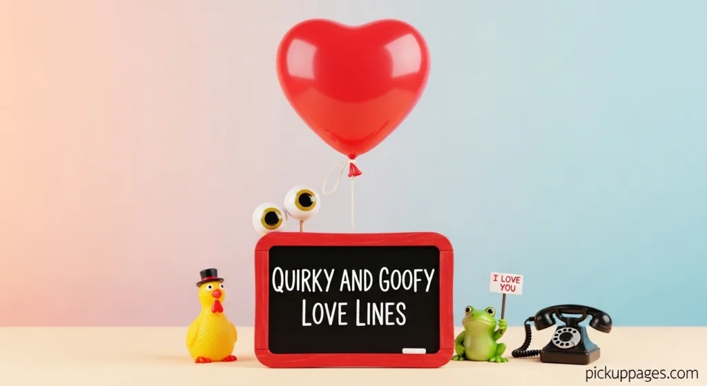 Quirky and Goofy Love Lines