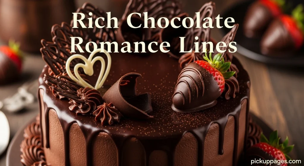 Rich Chocolate Romance Lines