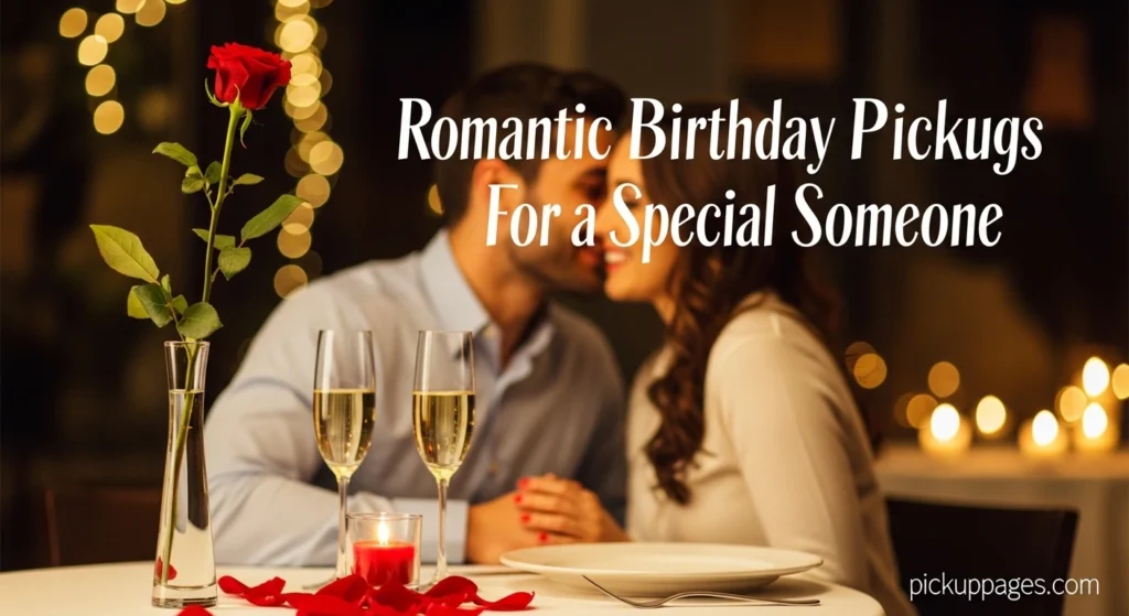 Romantic Birthday Pickup Sayings For Special Someone