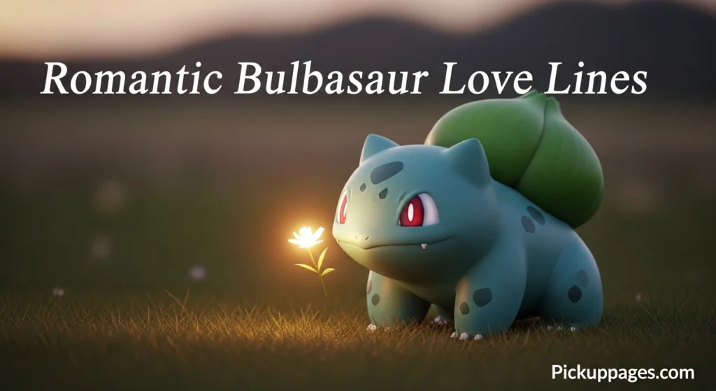 Romantic Bulbasaur Love Lines