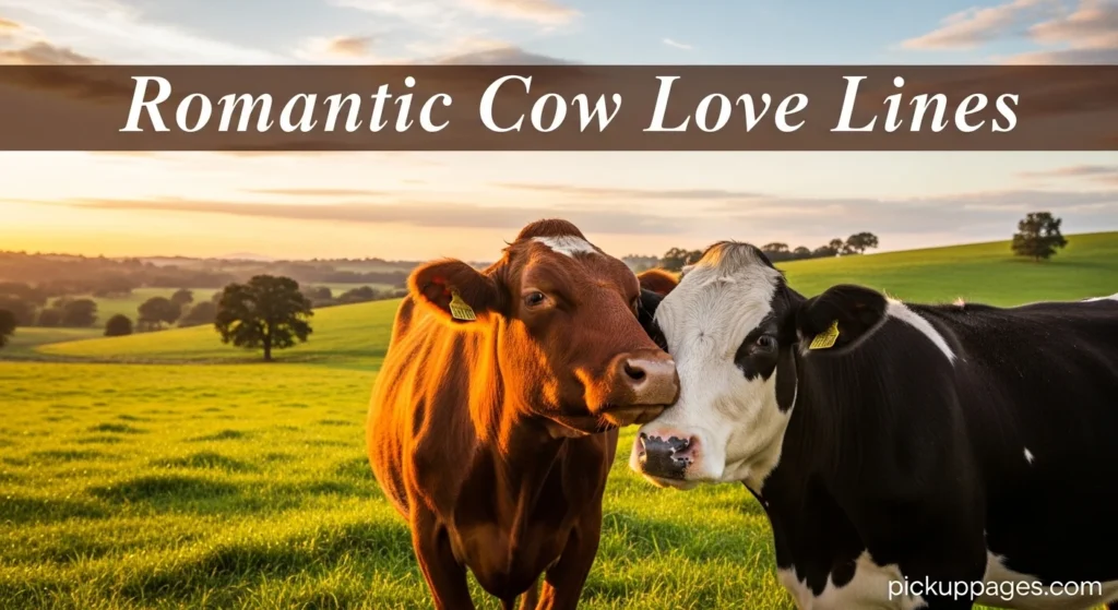 Romantic Cow Love Lines