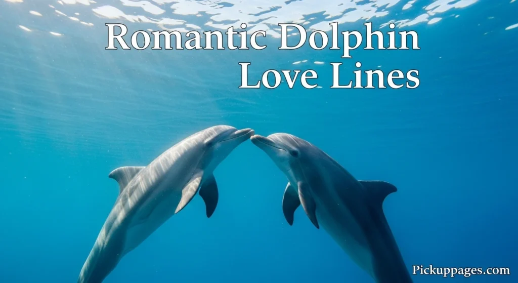 Romantic Dolphin Love Lines