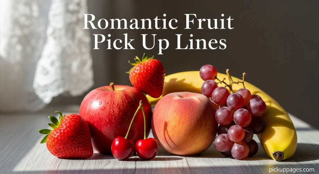 Romantic Fruit Pick Up Lines