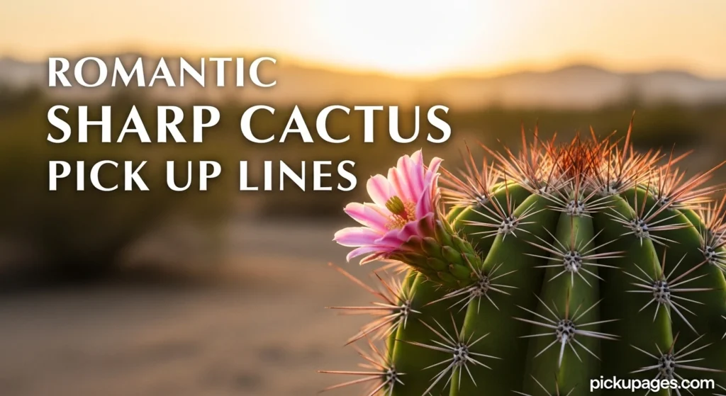 Romantic Sharp Cactus Pick Up Lines
