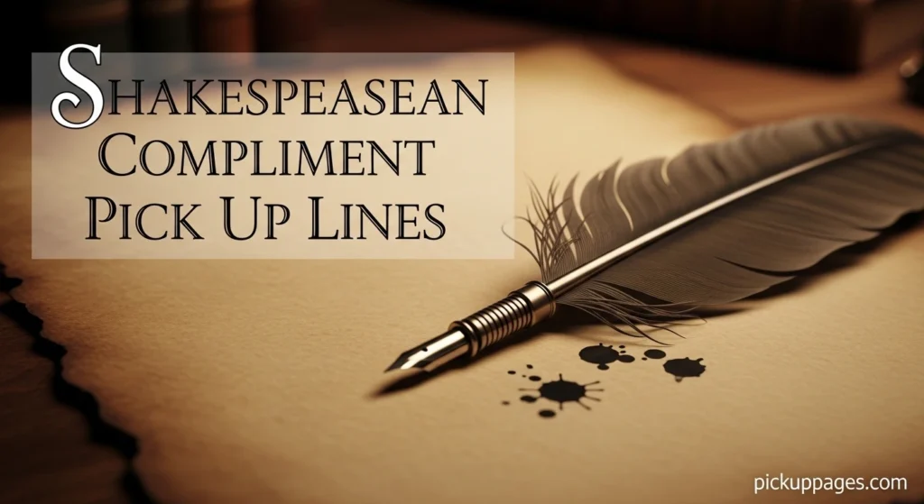 Shakespearean Compliment Pick Up Lines