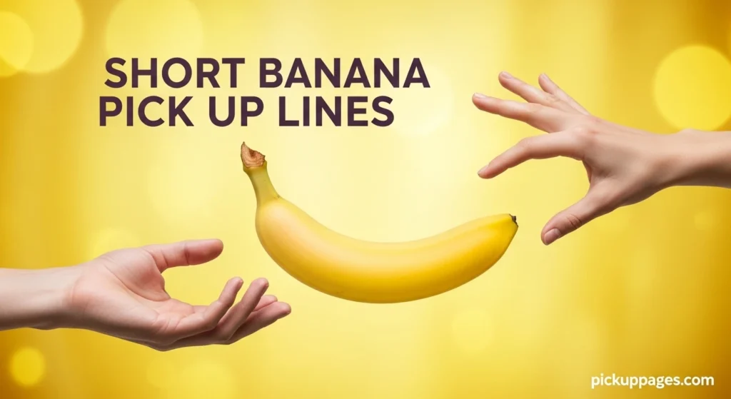 Short Banana Pick Up Lines