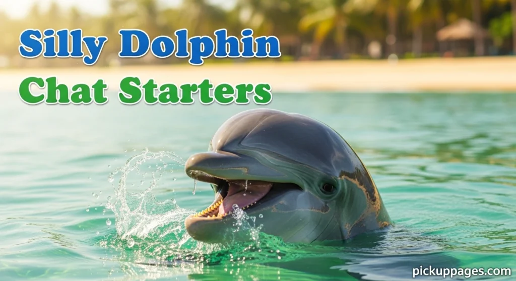 Silly Dolphin Chat Starters