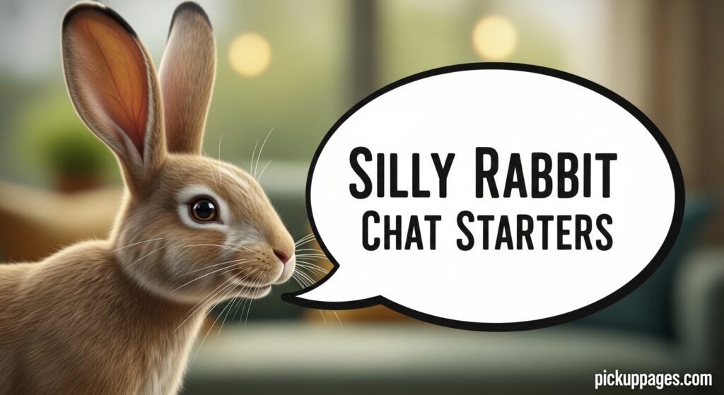 Silly Rabbit Chat Starters