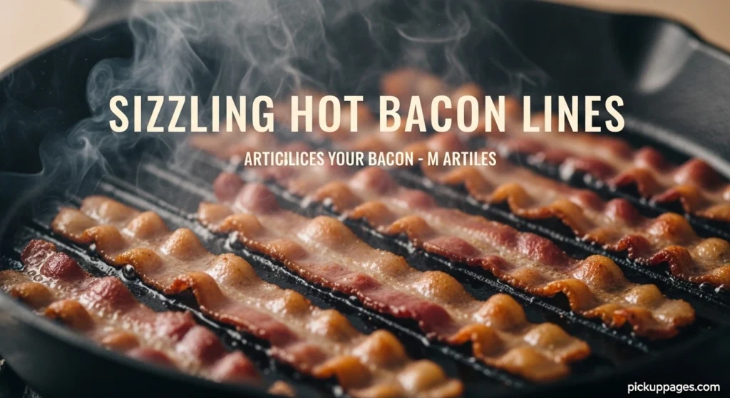 Sizzling Hot Bacon Lines