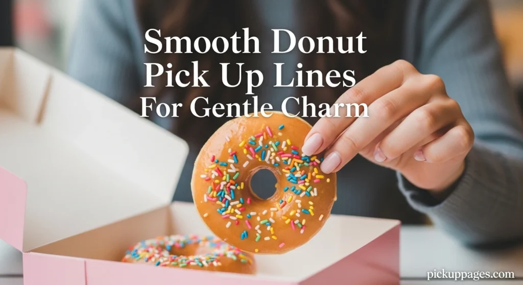 Smooth Donut Pick Up Lines For Gentle Charm