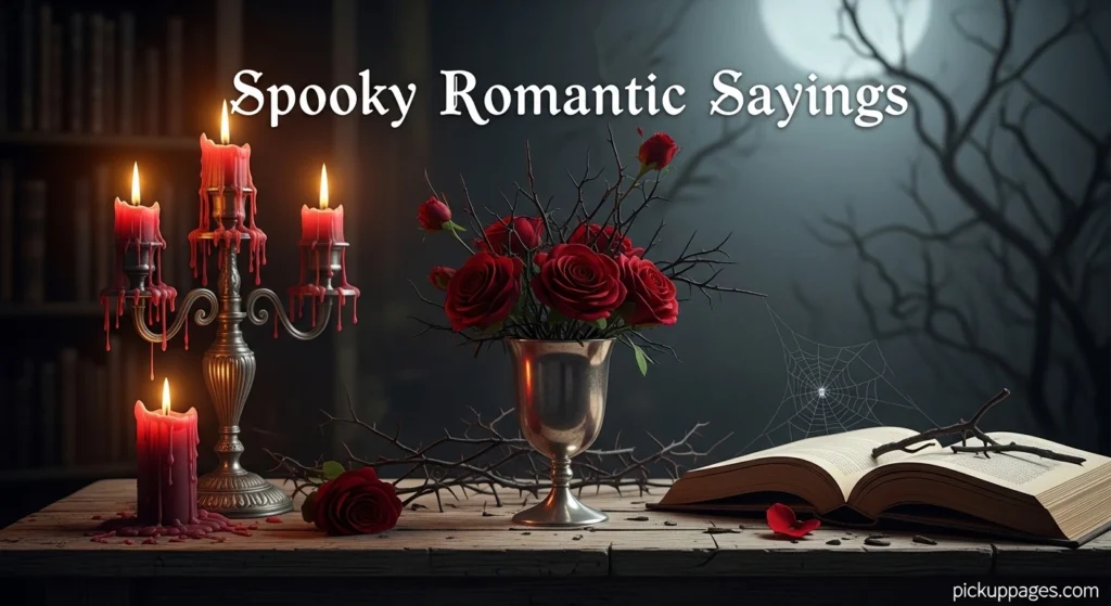 Spooky Romantic Sayings