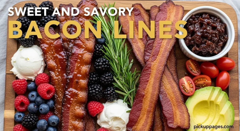 Sweet and Savory Bacon Lines