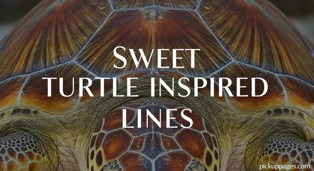 Sweet Turtle Inspired Lines