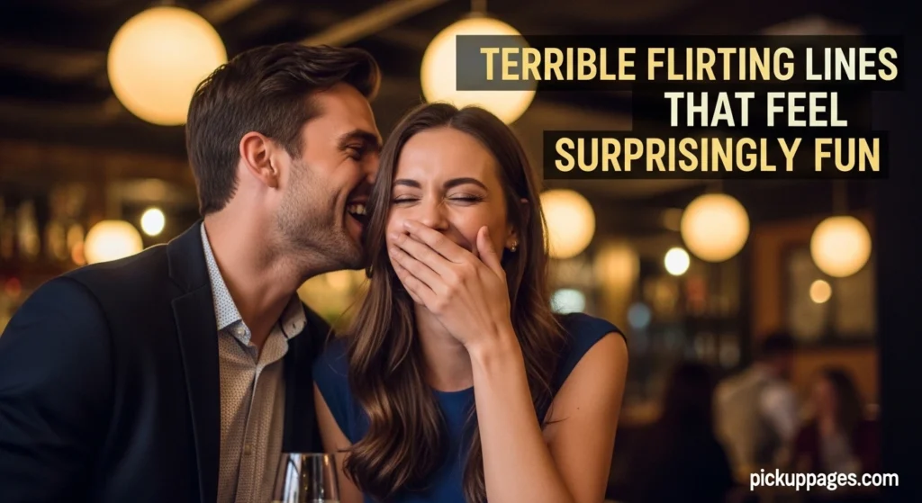 Terrible Flirting Lines That Feel Surprisingly Fun