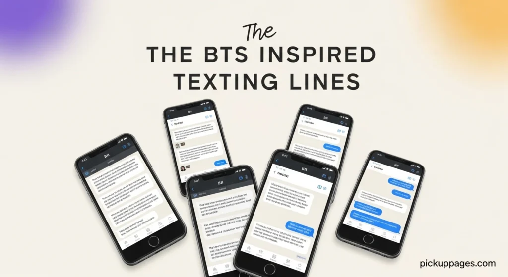 The BTS Inspired Texting Lines