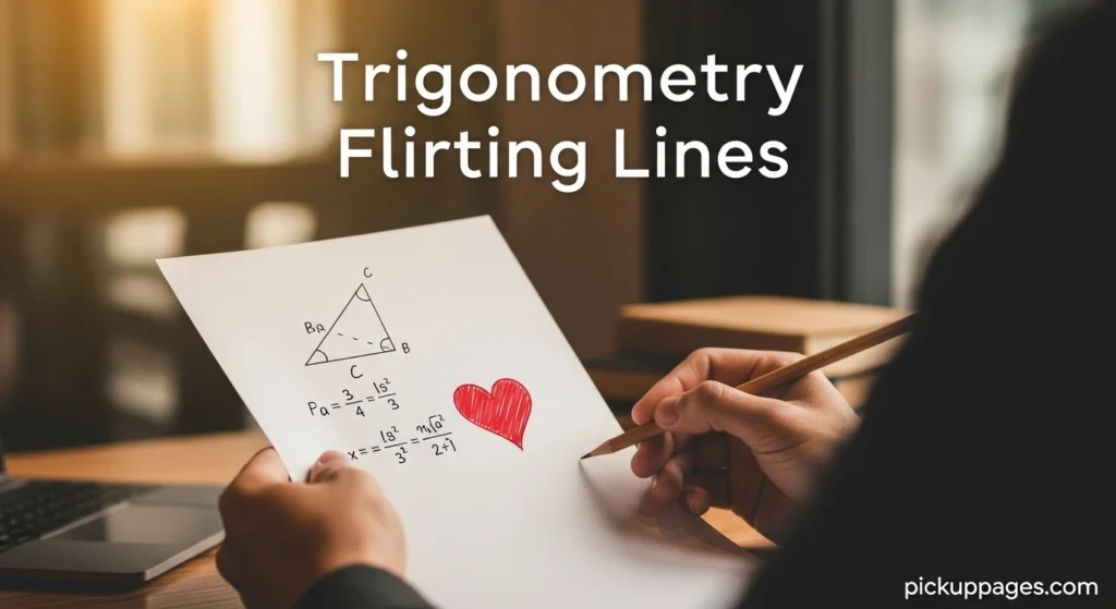 Trigonometry Flirting Lines