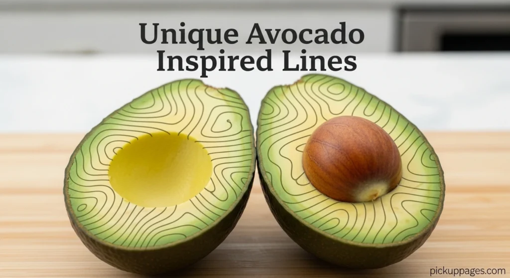 Unique Avocado Inspired Lines