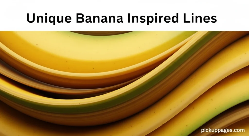 Unique Banana Inspired Lines