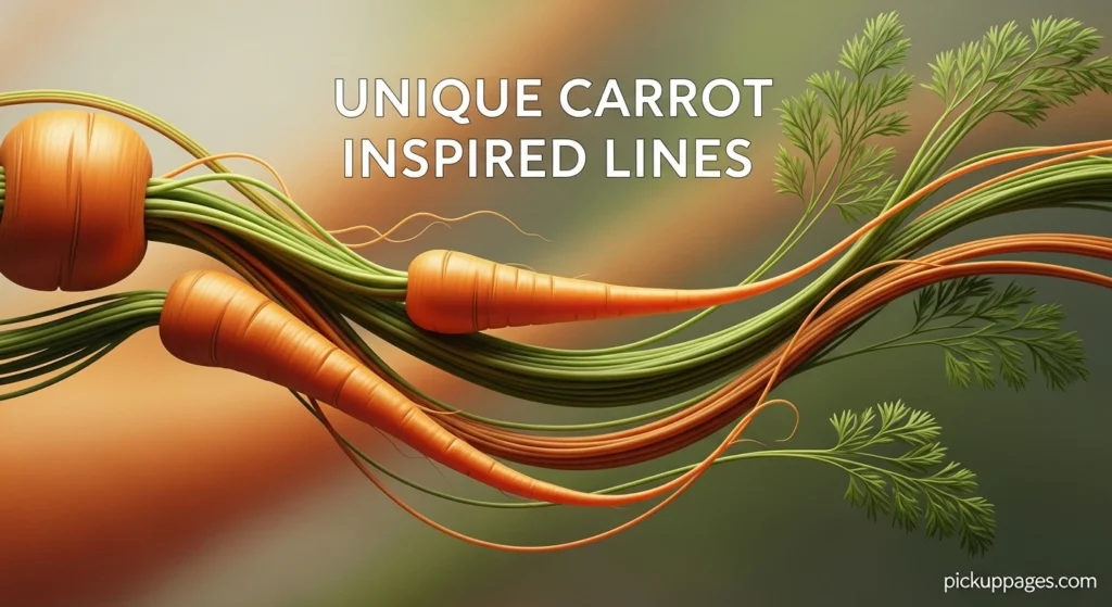 Unique Carrot Inspired Lines