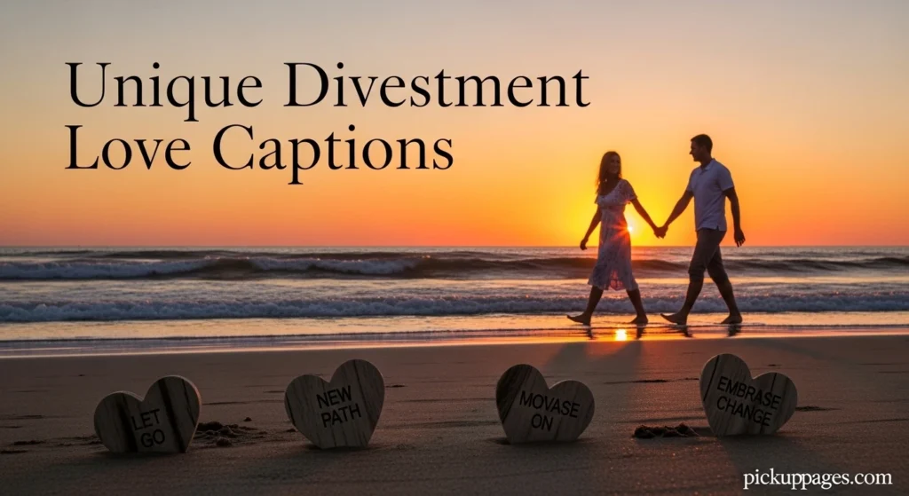 Unique Divestment Love Captions