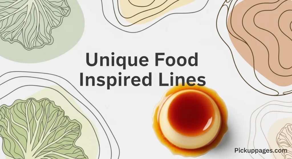 Unique Food Inspired Lines