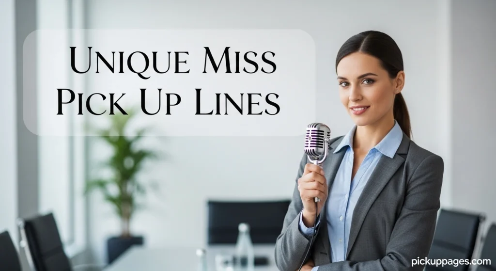 Unique Miss Pick Up Lines