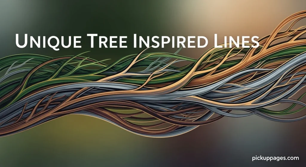 Unique Tree Inspired Lines