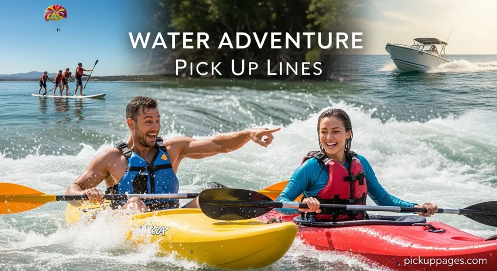 Water Adventure Pick Up Lines