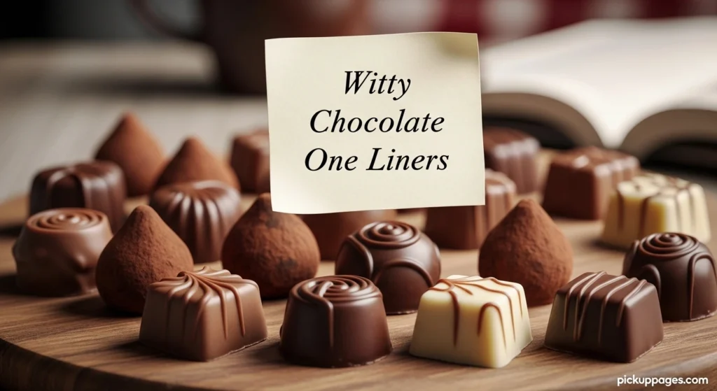 Witty Chocolate One Liners