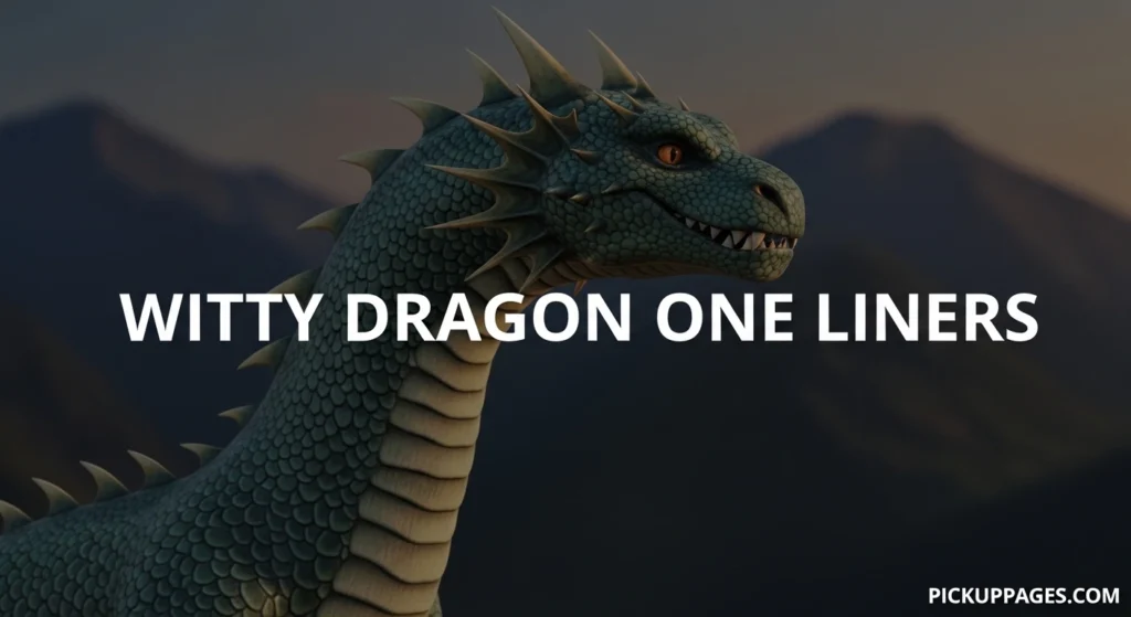 Witty Dragon One Liners