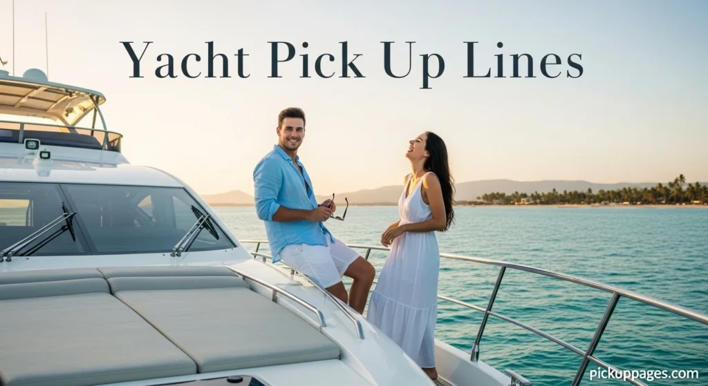 Yacht Pick Up Lines