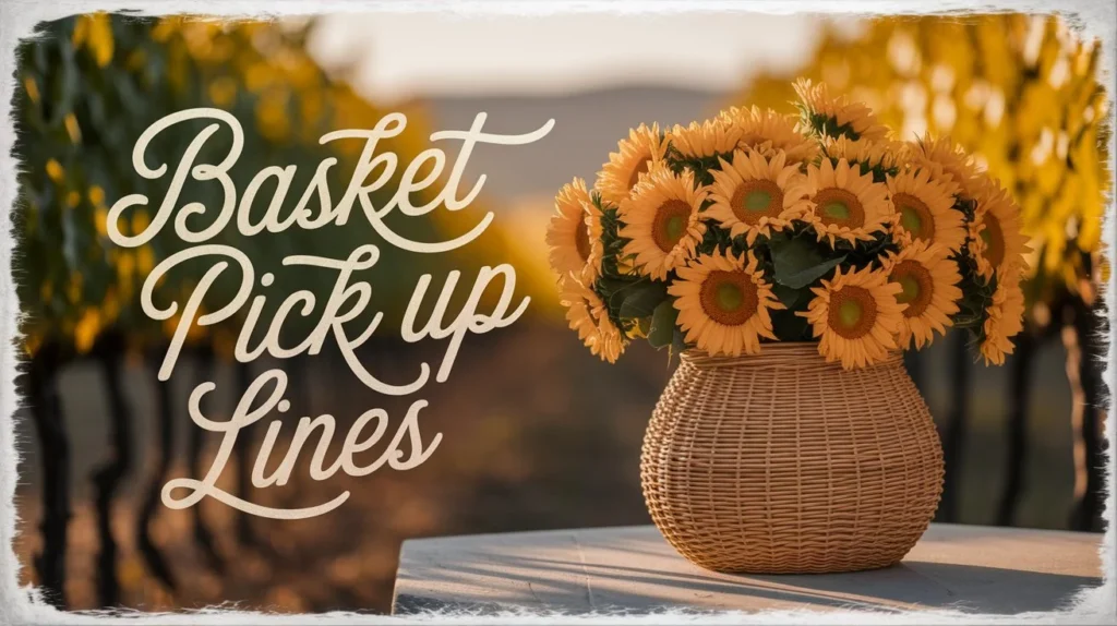 Basket Pick Up Lines