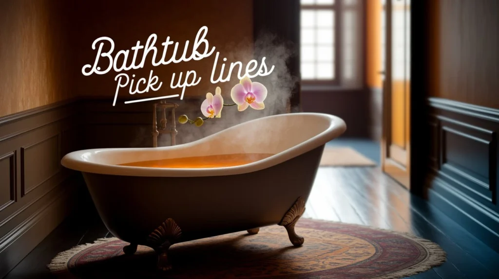 Bathtub Pick Up Lines