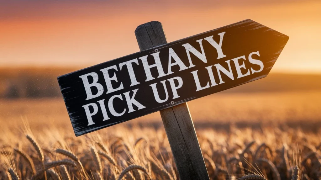 Bethany Pick Up Lines