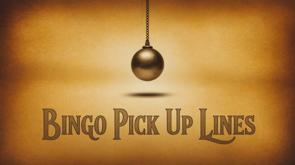 Bingo Pick Up Lines