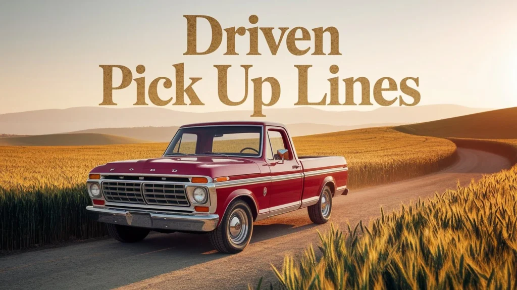 Driven pick up lines