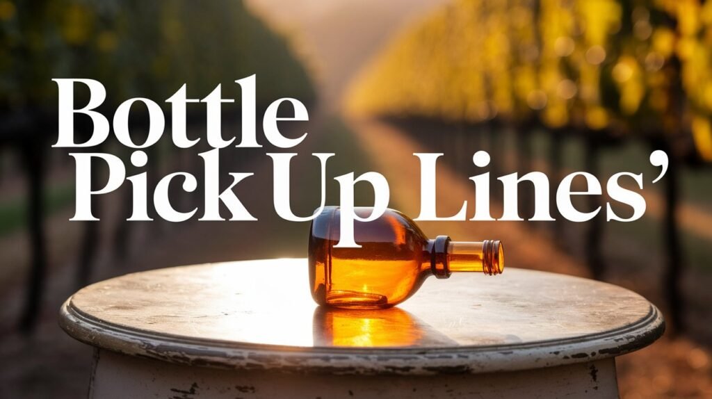 Bottle Pick Up Lines